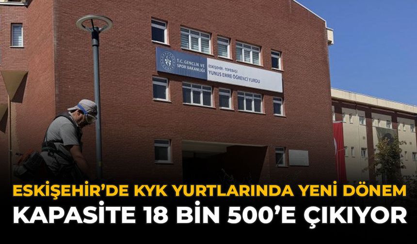 Eskişehir’de KYK Yurtlarında Yeni Dönem: Kapasite 18 Bin 500’e Çıkıyor