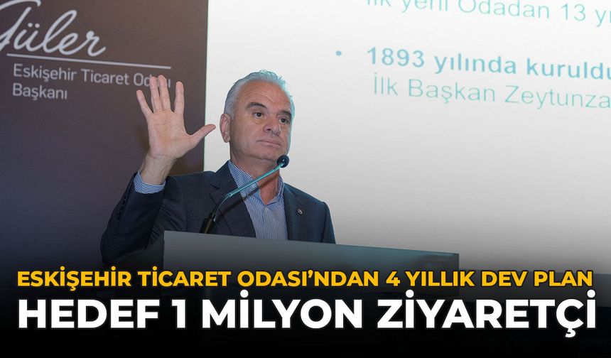 Eskişehir Ticaret Odası’ndan 4 Yıllık Dev Plan: Hedef 1 Milyon Ziyaretçi