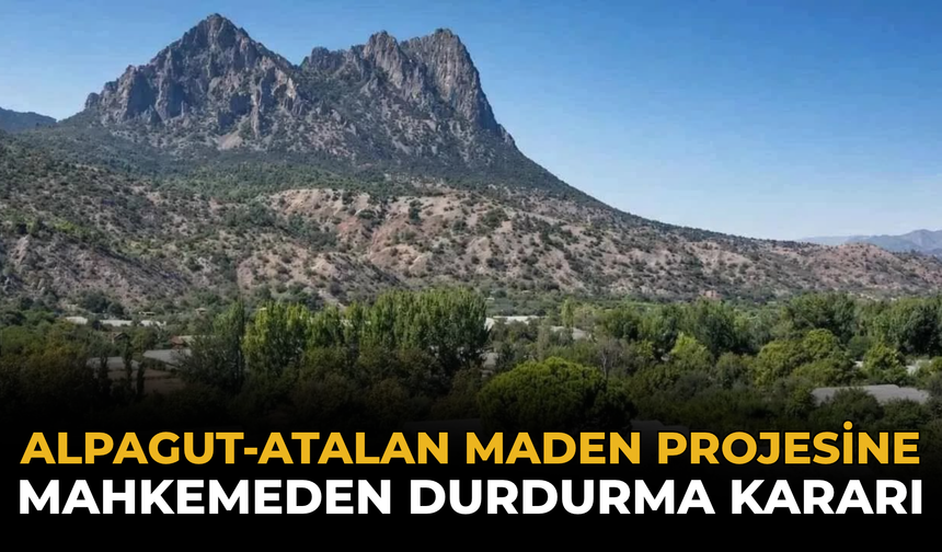 Alpagut-Atalan Maden Projesine Mahkemeden Durdurma Kararı