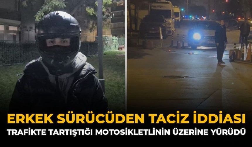 Eskişehir'de Erkek Sürücüden Taciz İddiası: Trafikte Tartıştığı Motosikletlinin Üzerine Yürüdü