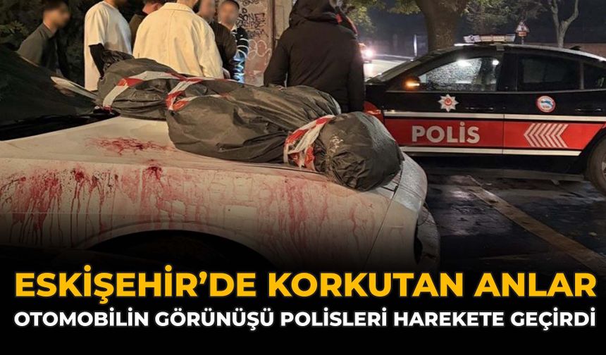 Eskişehir'de Korkutan Anlar: Otomobilin Görünüşü Polisleri Harekete Geçirdi