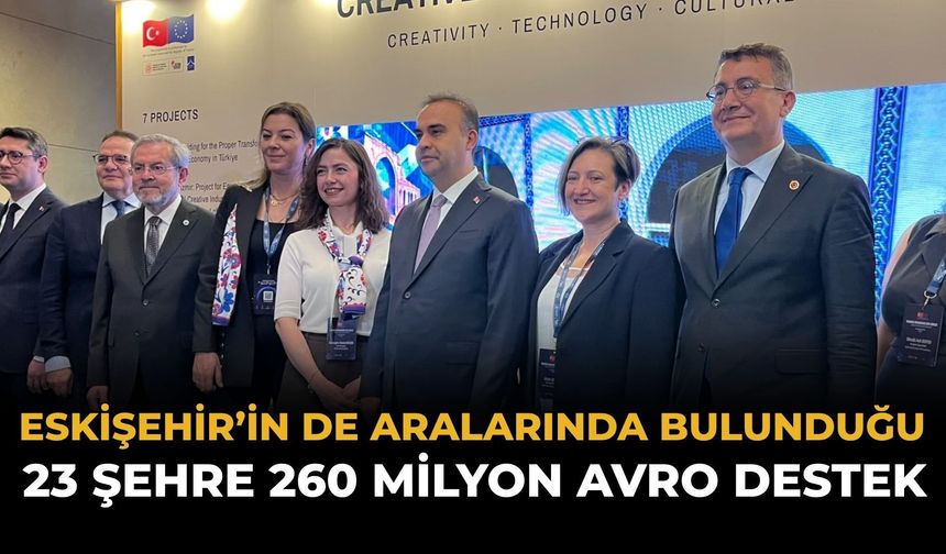 Eskişehir’in De Aralarında Bulunduğu 23 Şehre 260 Milyon Avro Destek