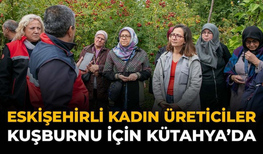 Eskişehirli Kadın Üreticiler Kuşburnu İçin Kütahya’da
