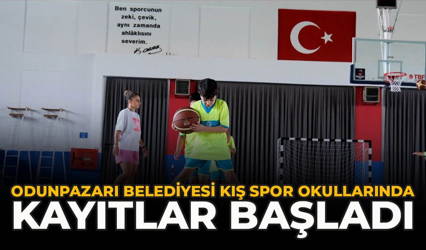 Odunpazarı Belediyesi Kış Spor Okullarında Kayıtlar Başladı