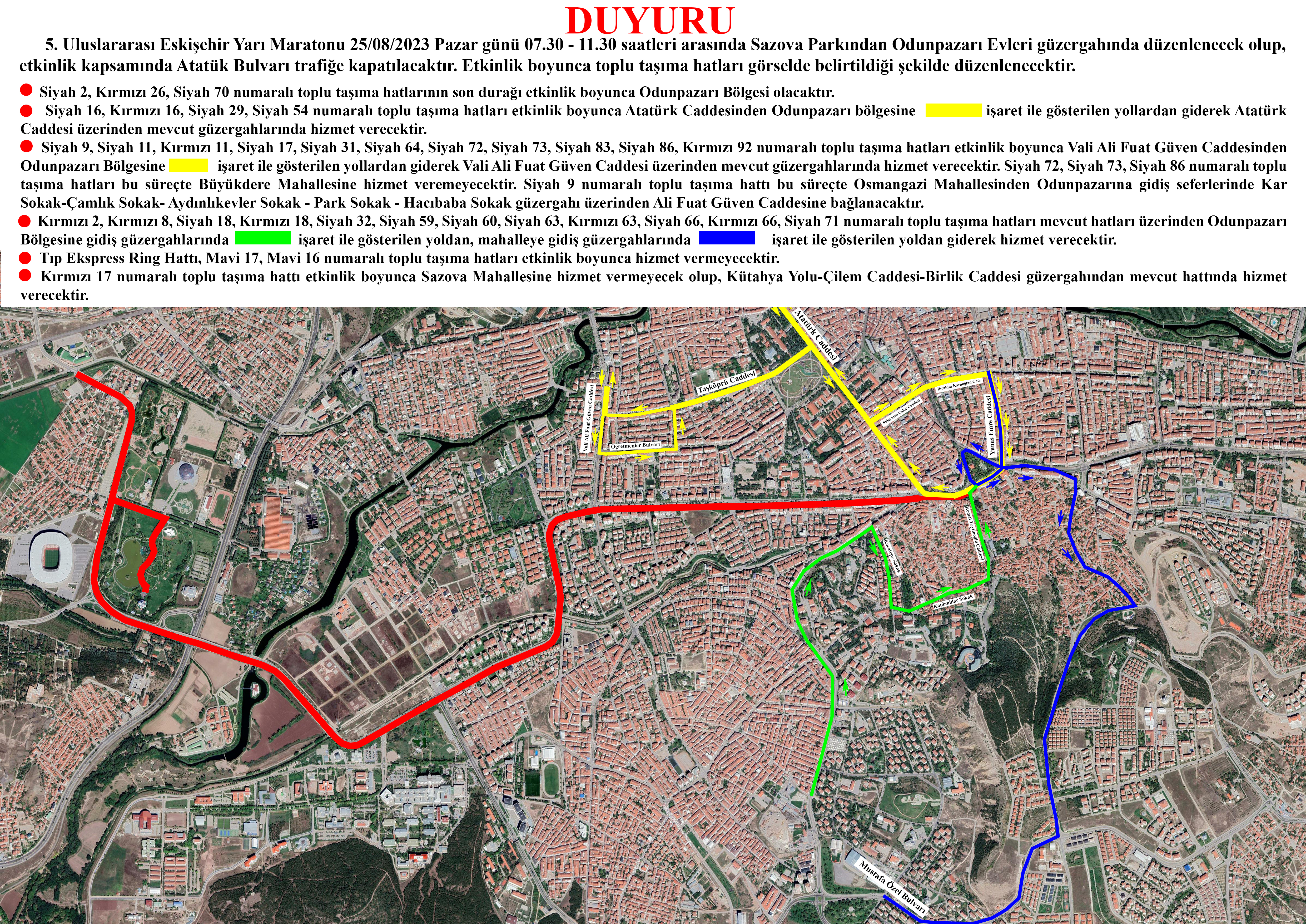 Sürücülere Yari Maraton Uyarisi (1)