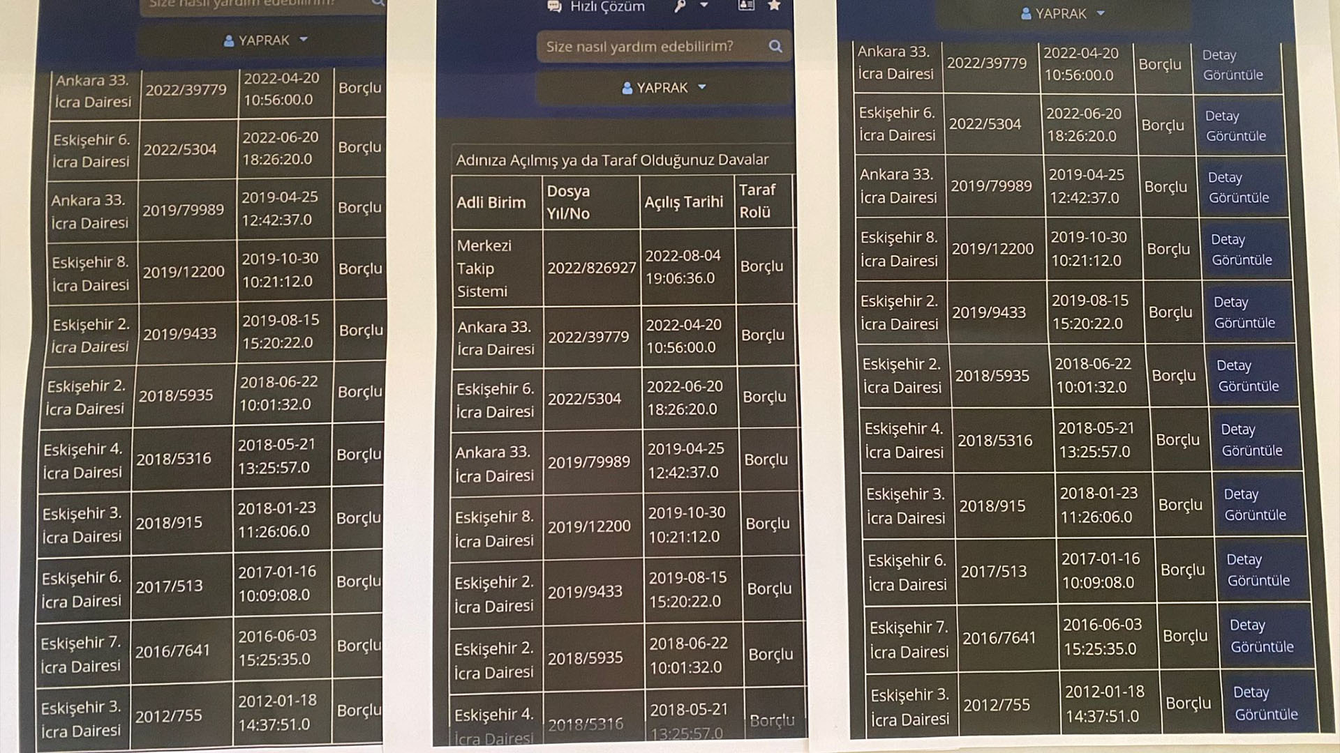 İcra Dosyasi Sedat Peker