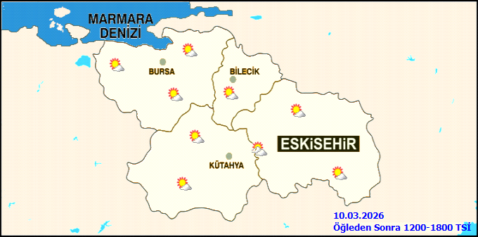 10 Mart Eskişehir Hava Durumu