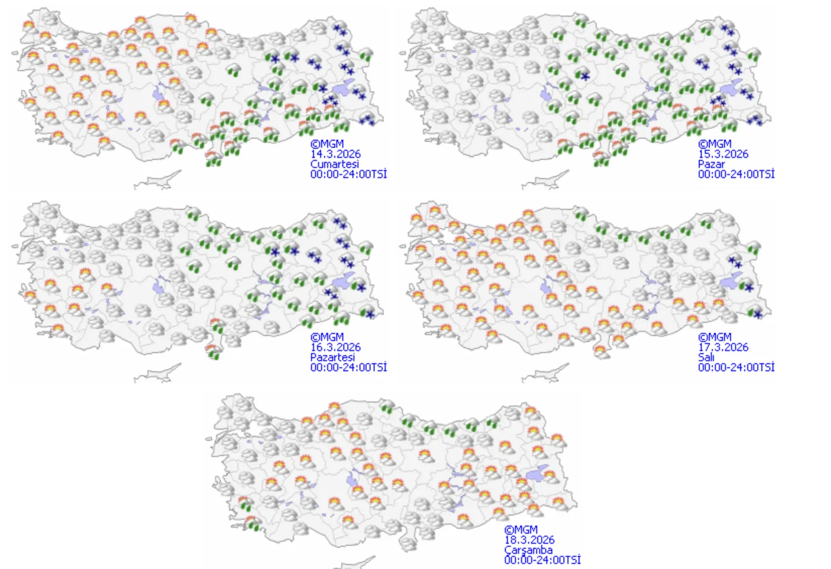 14 Mart Hava Durumu 2