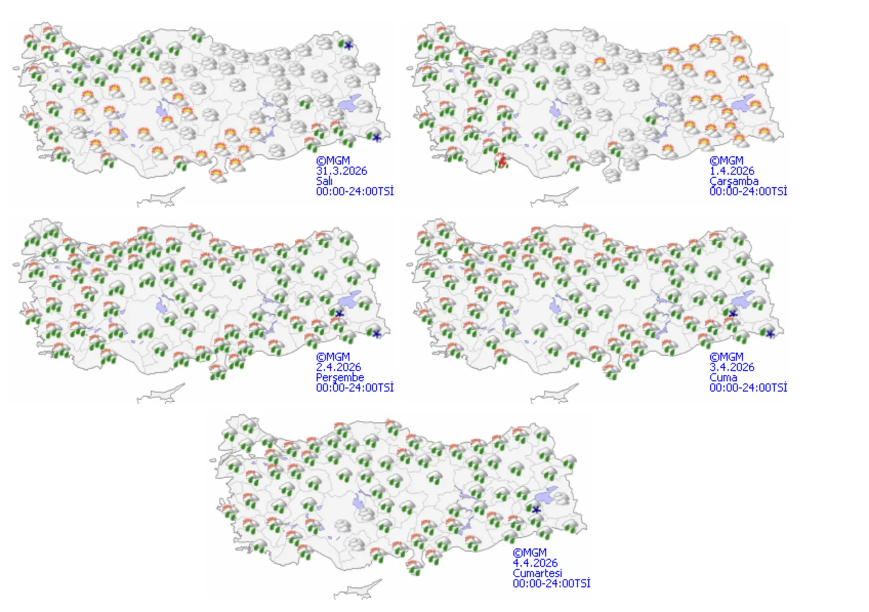 31 Mart Hava Durumu-1