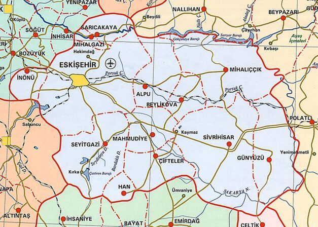Eskişehir Haritası
