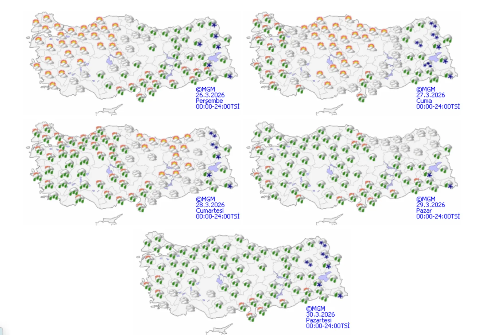 Meteoroloji 26 Mart 2026 Hava Durumu 2