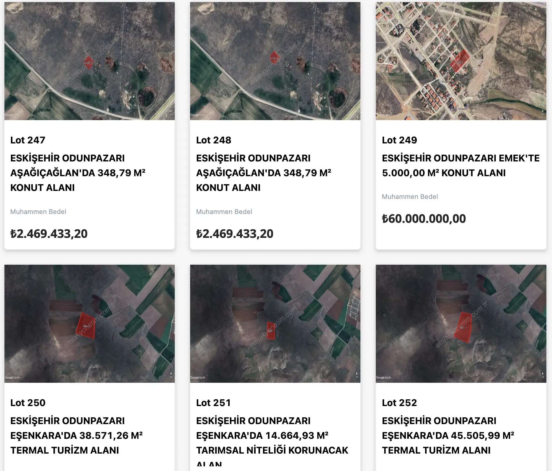 Eskisehir Odunpazari Arsa Satisi
