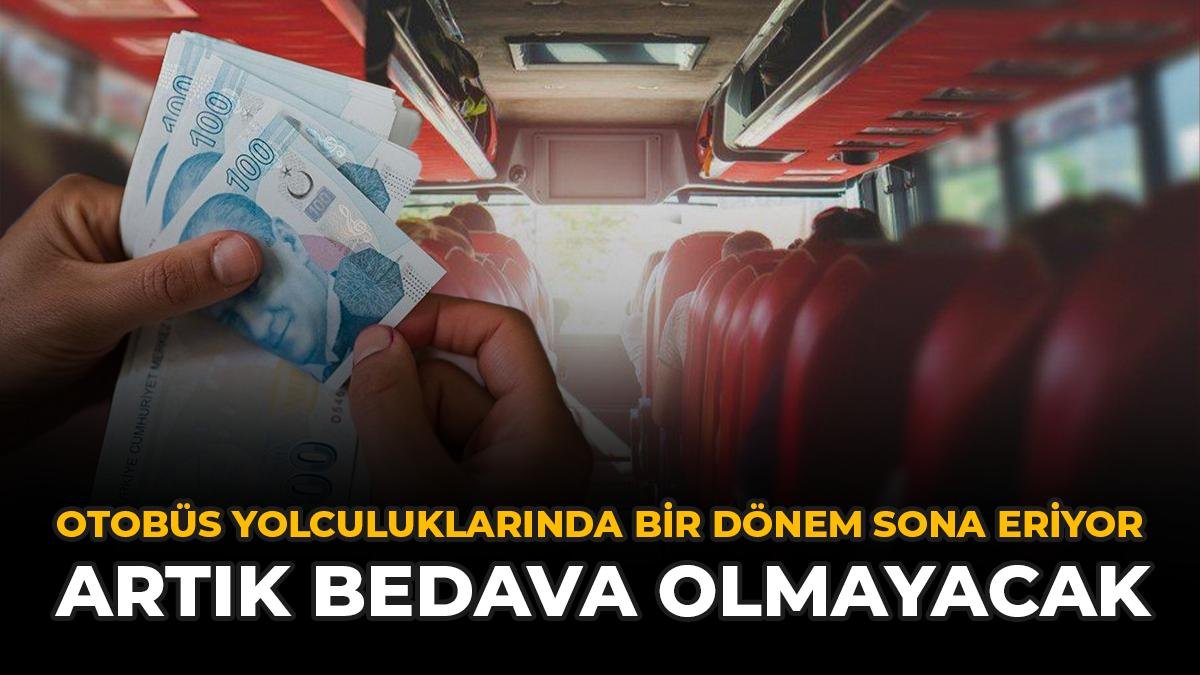 Otobüs Yolculuklarında Bir Dönem Sona Eriyor: Artık Bedava Olmayacak