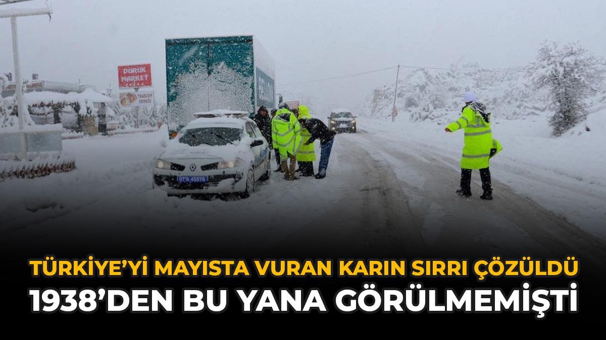 Türkiye'yi Mayıs Ayında Vuran Karın Sırrı: 1938'den Bu Yana Böyle Soğuk Görülmemişti