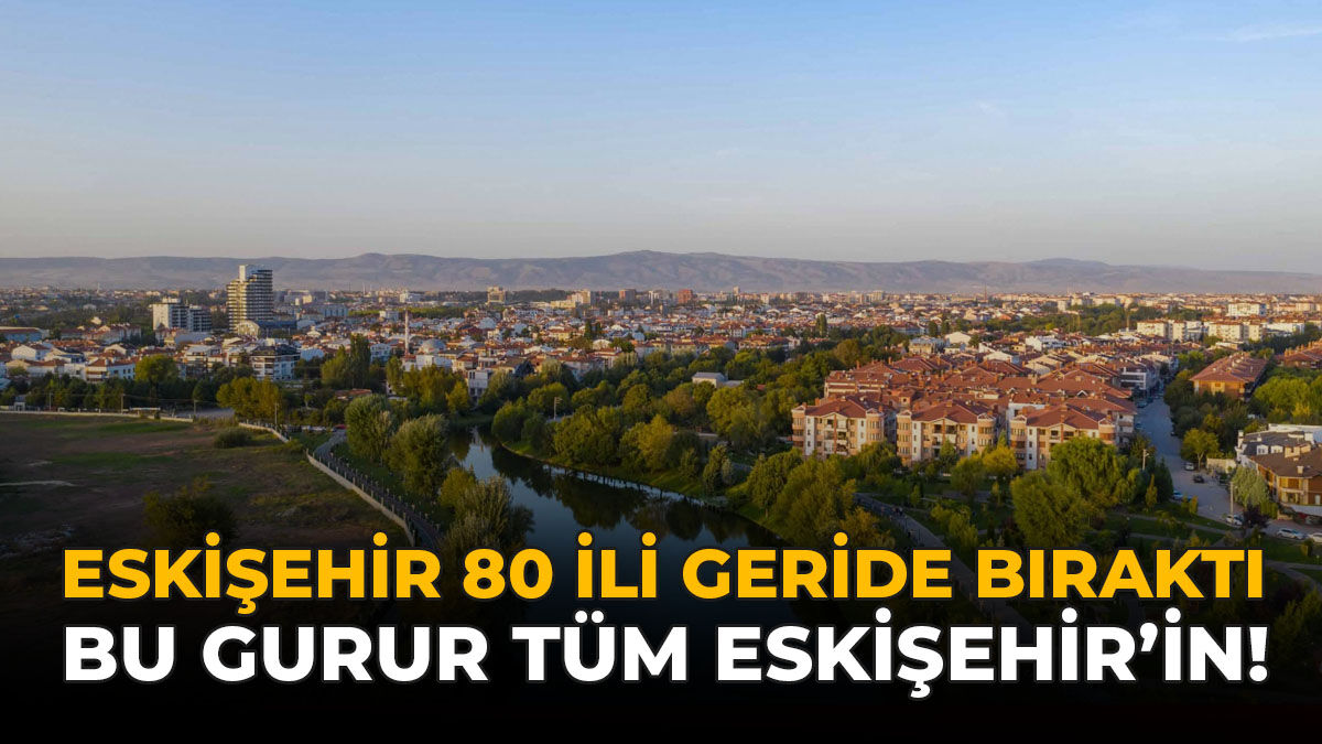 Eskişehir, 80 İli Geride Bıraktı: “Bu Gurur Tüm Eskişehir’in”