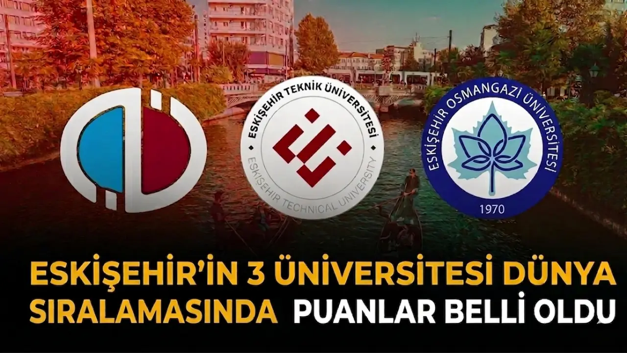 Eskişehir'in 3 Üniversitesi Dünya Sıralamasında: Puanlar Belli Oldu