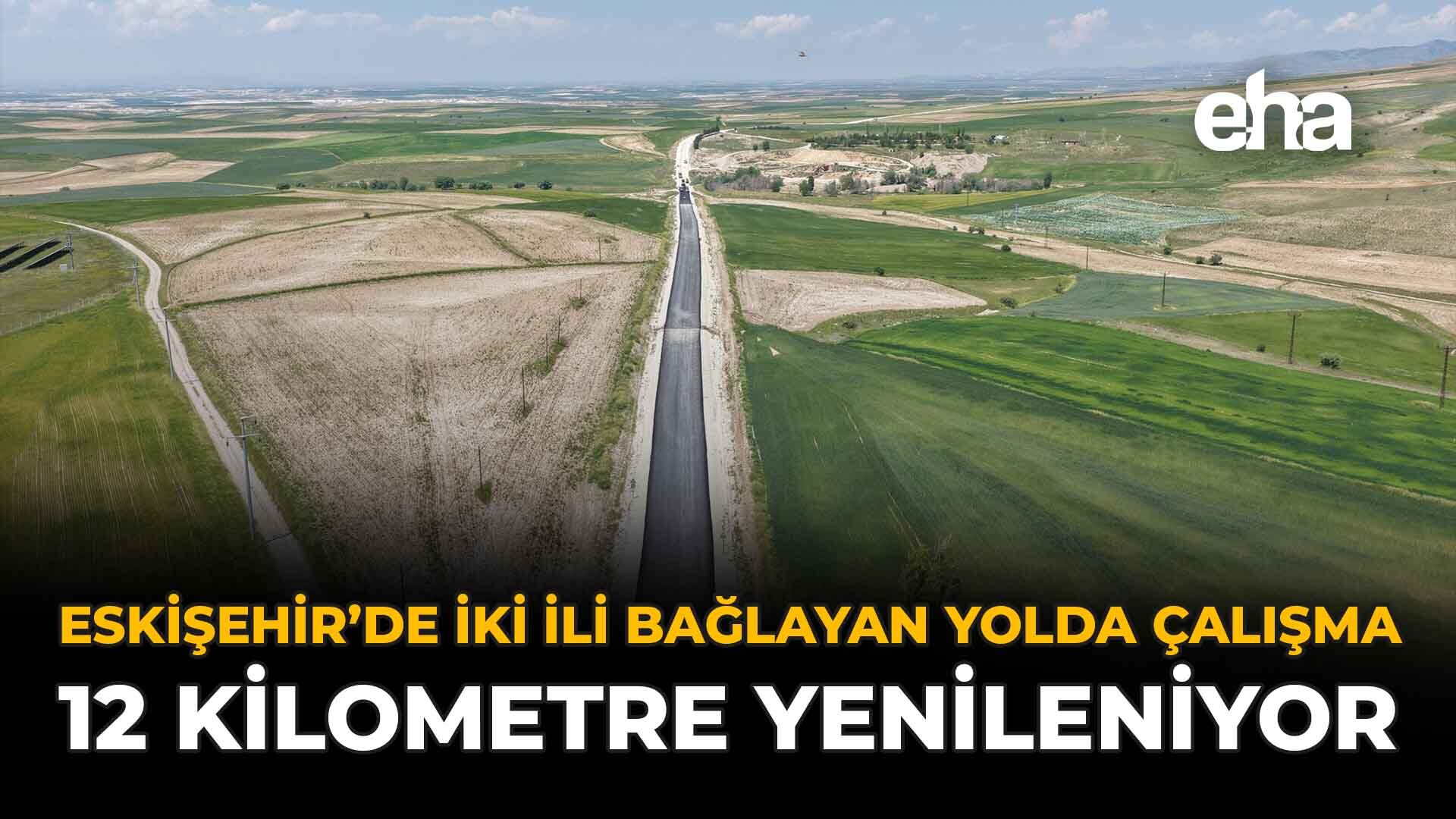 Eskişehir'de İki İli Bağlayan Yolda Çalışma: 12 Kilometre Yenileniyor
