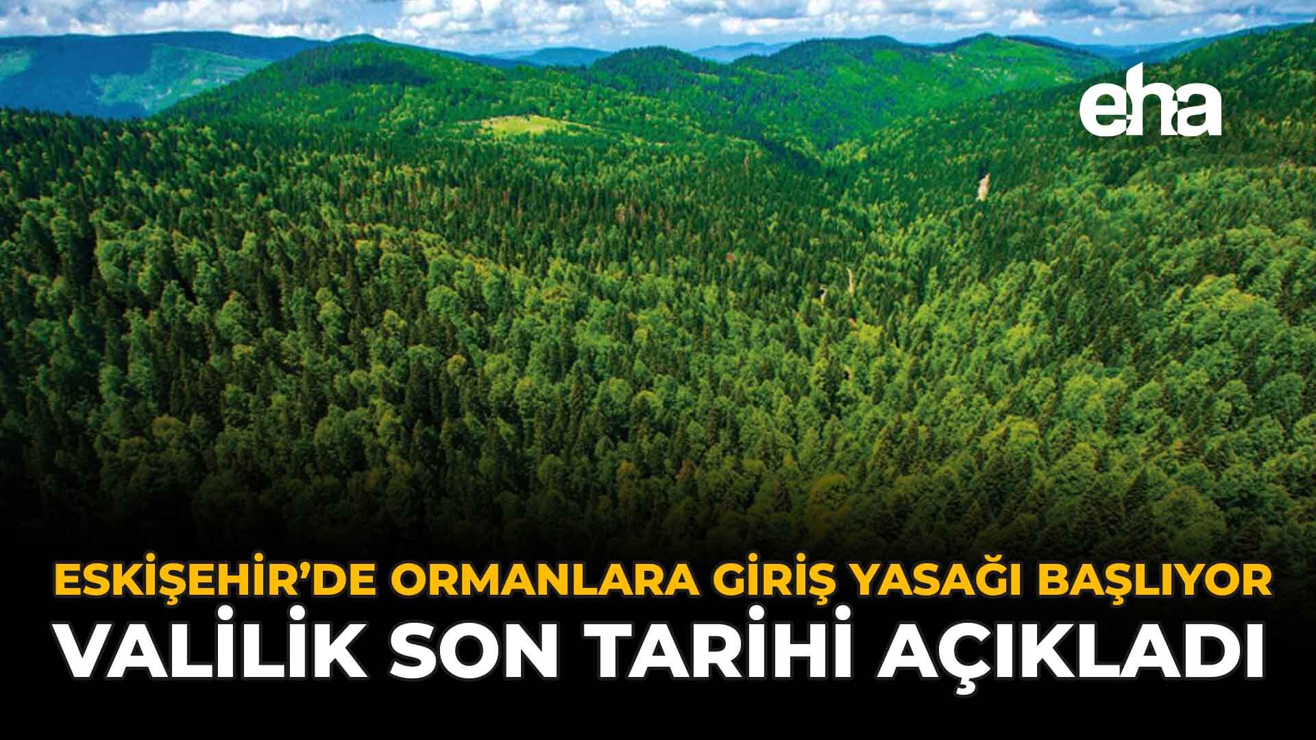 Eskişehir'de Ormanlara Giriş Yasağı Başlıyor: Valilik Son Tarihi Açıkladı