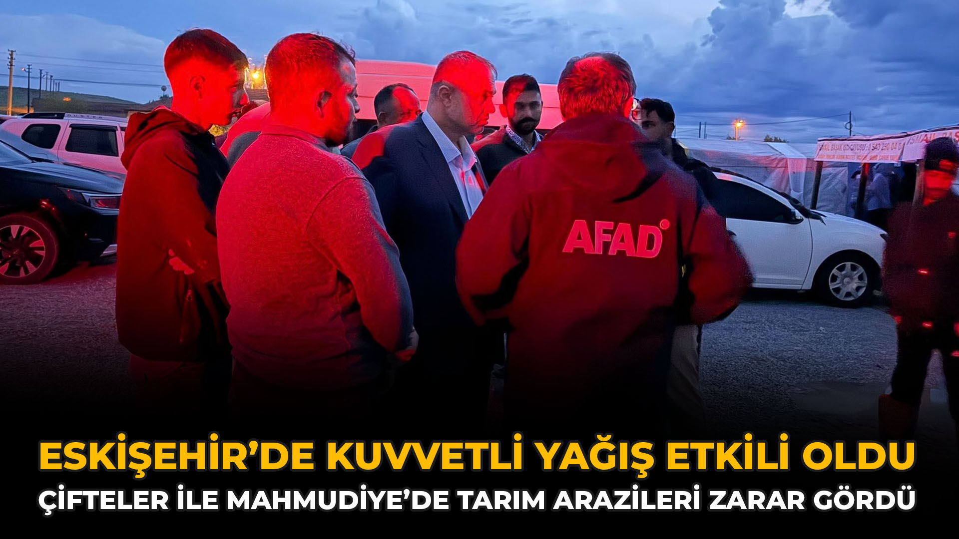 Eskişehir’de Kuvvetli Yağış Etkili Oldu: Çifteler İle Mahmudiye’de Tarım Arazileri Zarar Gördü
