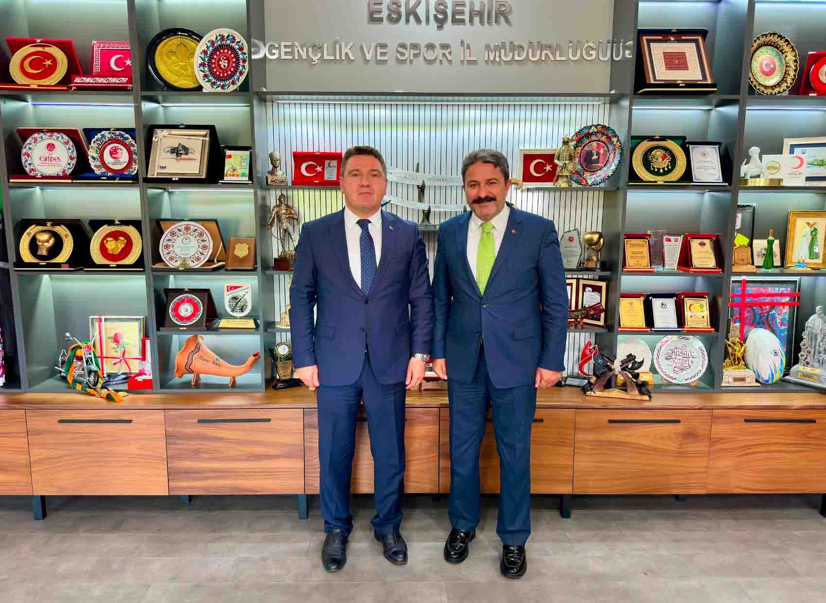 Cumhuriyet Başsavcısı Karakülah’tan Gençlik ve Spor İl Müdürü Kalın’a Veda Ziyareti