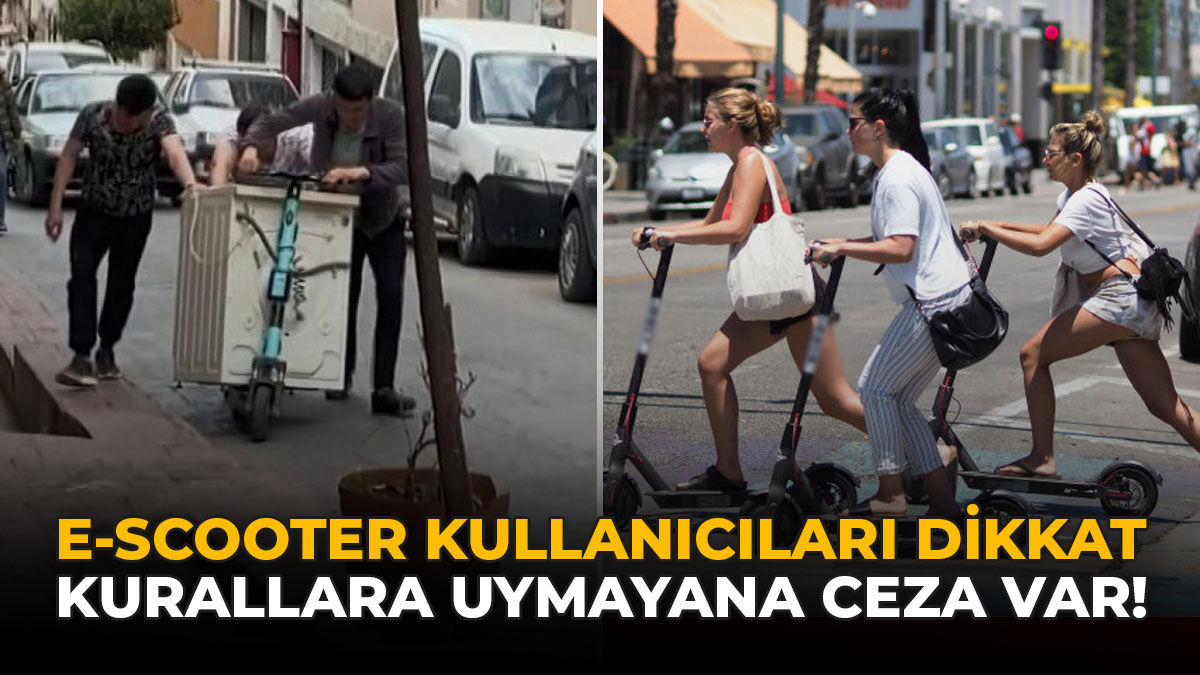 E-Scooter Kullananlar Dikkat! Kurallara Uymayana Ceza Var