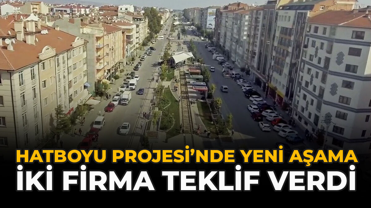 Hatboyu Projesi’nde Yeni Aşama: İki Firma Teklif Verdi