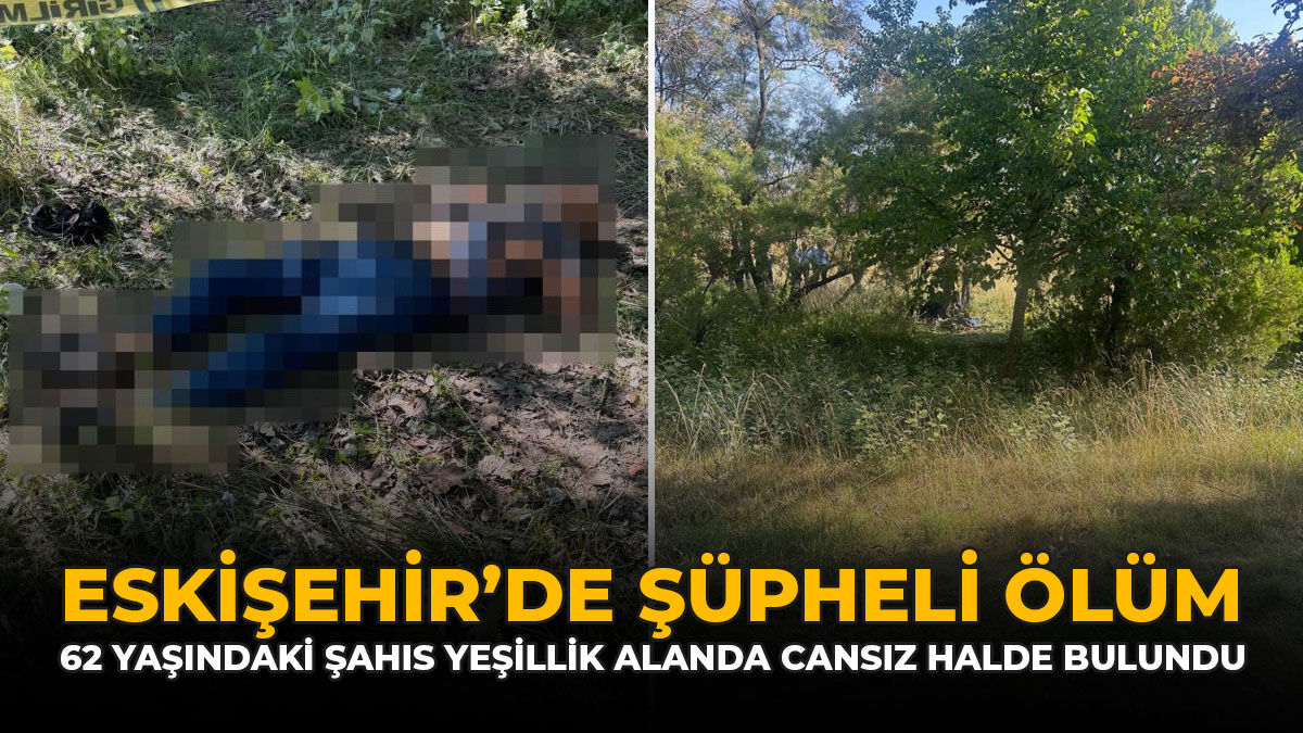 Eskişehir'de Şüpheli Ölüm: 62 Yaşındaki Şahıs Yeşillik Alanda Cansız Halde Bulundu