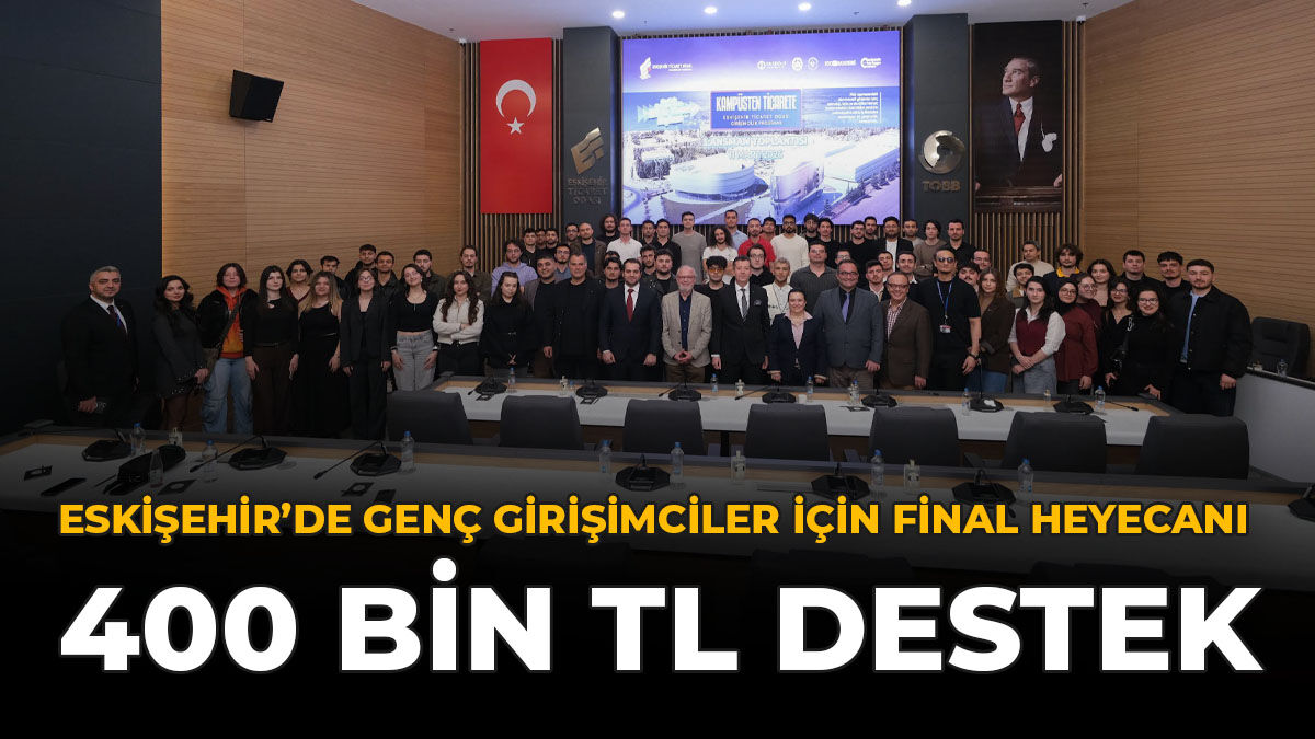 Eskişehir’de Genç Girişimciler İçin Final Heyecanı: 400 Bin TL Destek