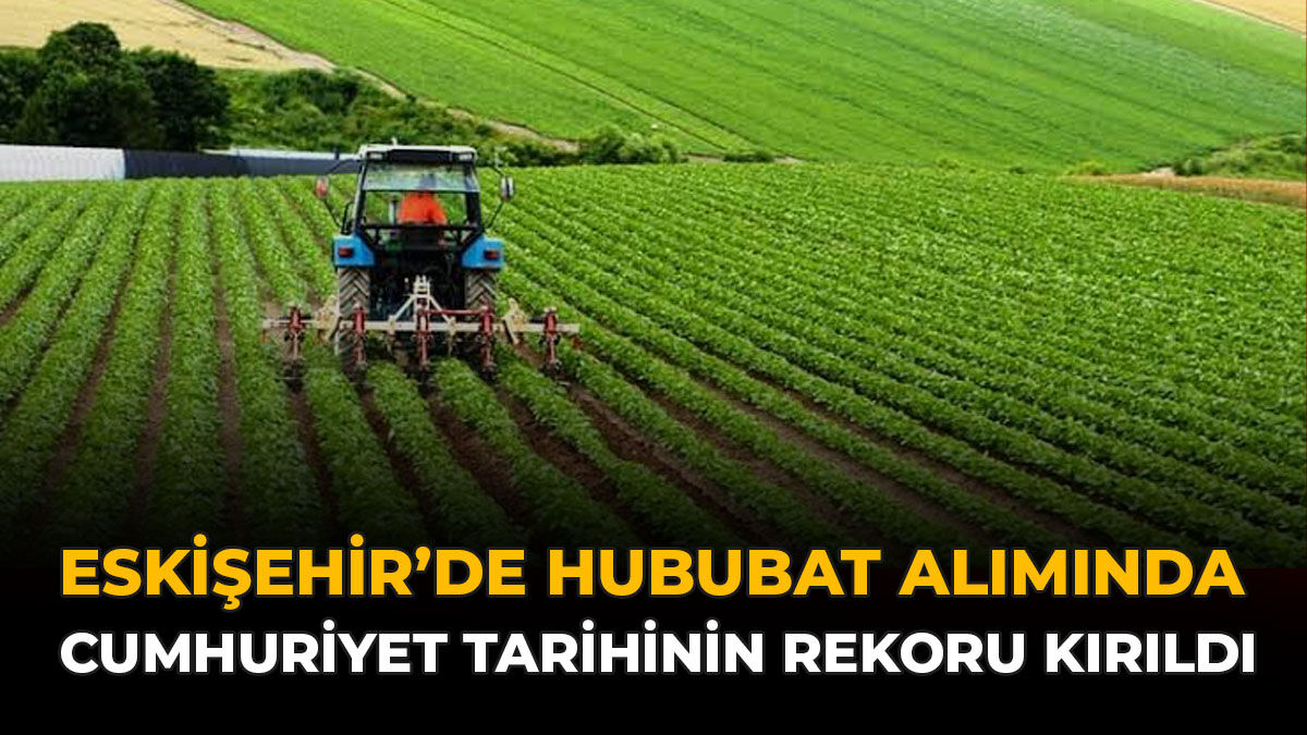 Eskişehir'de Hububat Alımında Cumhuriyet Tarihinin Rekoru Kırıldı