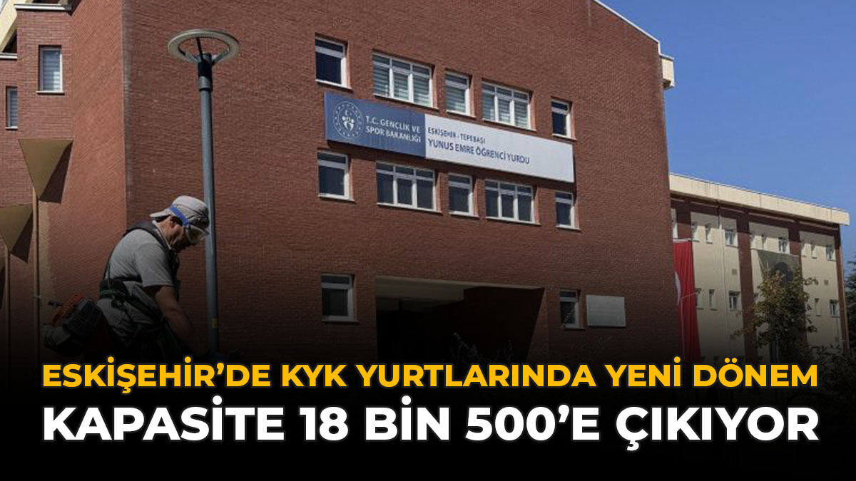 Eskişehir’de KYK Yurtlarında Yeni Dönem: Kapasite 18 Bin 500’e Çıkıyor