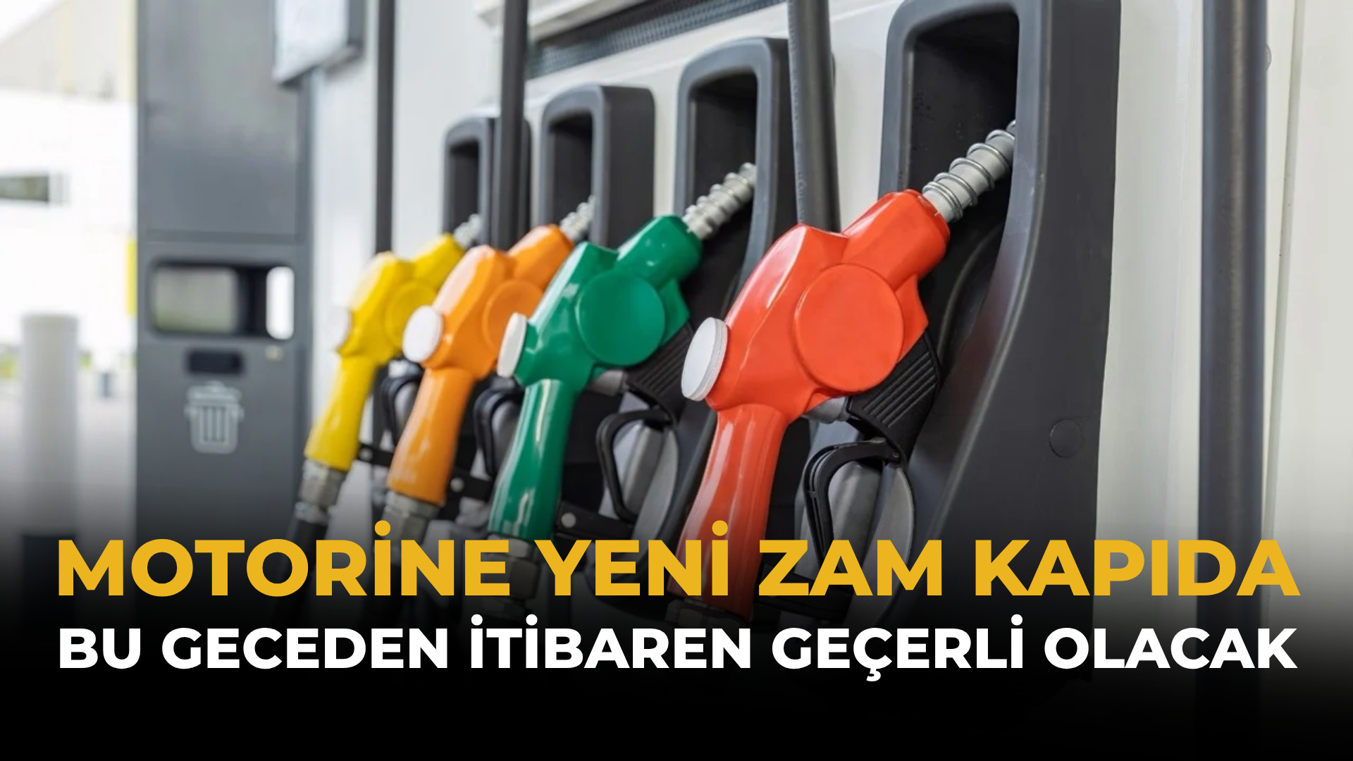 Motorine Yeni Zam Kapıda: Bu Geceden İtibaren Geçerli Olacak