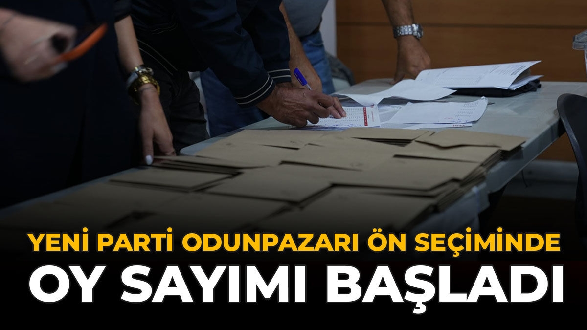 YENİ Parti Odunpazarı Ön Seçiminde Oy Sayımı Başladı