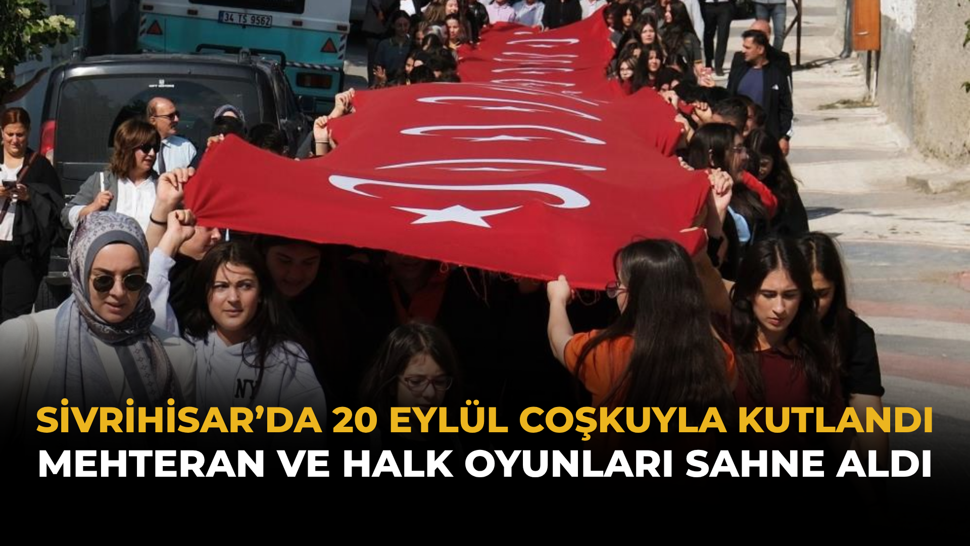 Sivrihisar’da 20 Eylül Coşkuyla Kutlandı: Mehteran ve Halk Oyunları Sahne Aldı