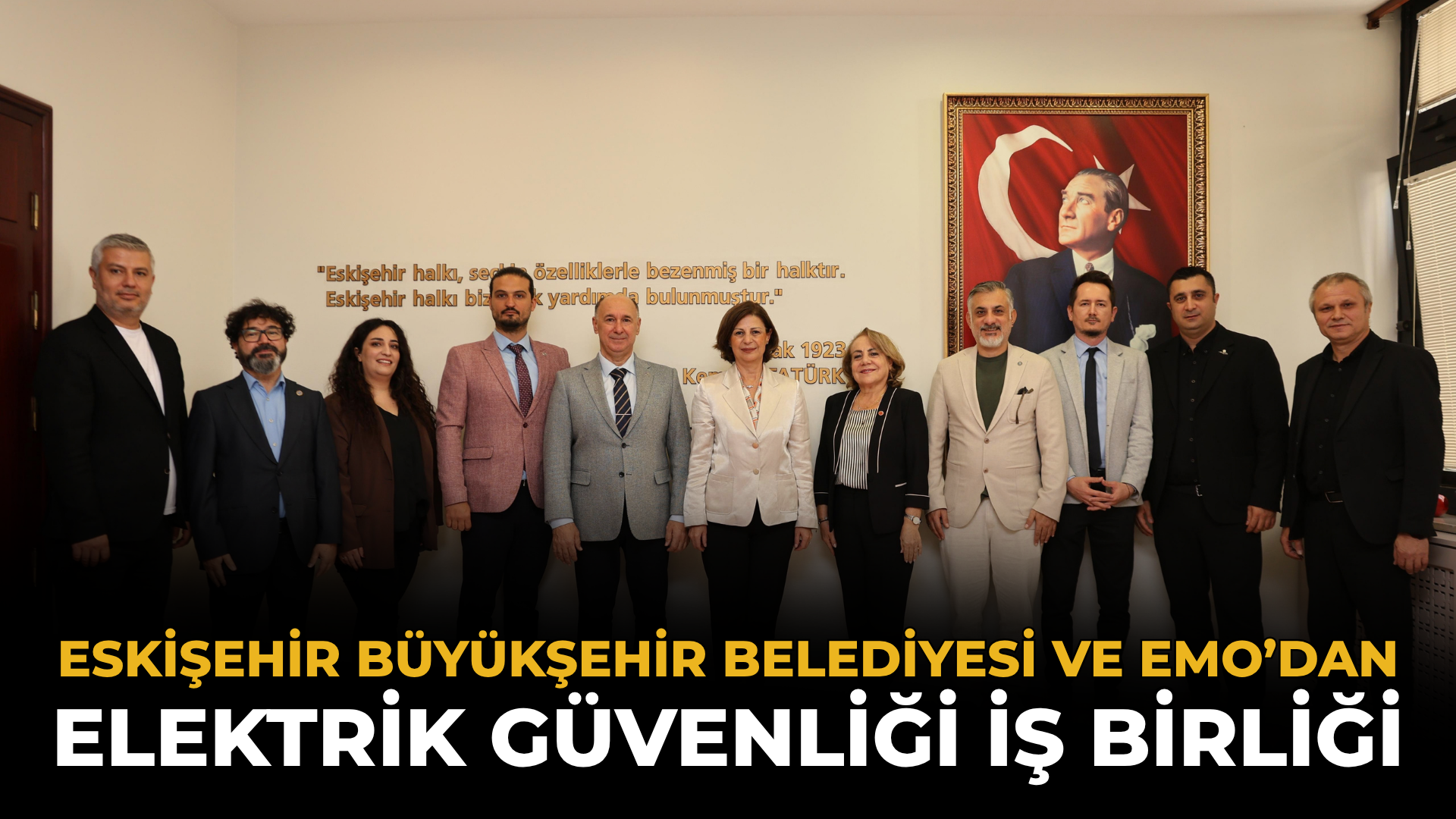 Eskişehir Büyükşehir Belediyesi ve EMO’dan Elektrik Güvenliği İş Birliği