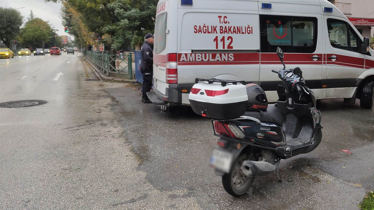 Eskişehir’de Motosiklet Kazası: Sürücü Hastaneye Kaldırıldı