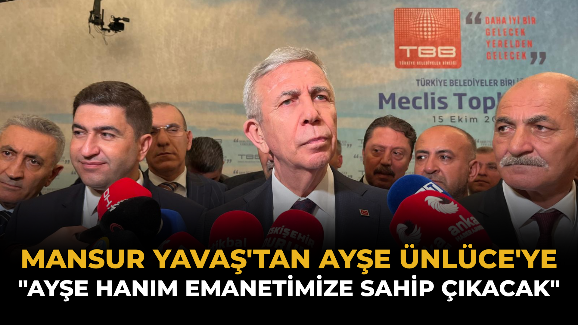 Mansur Yavaş'tan Ayşe Ünlüce'ye: "Ayşe Hanım Emanetimize Sahip Çıkacak"
