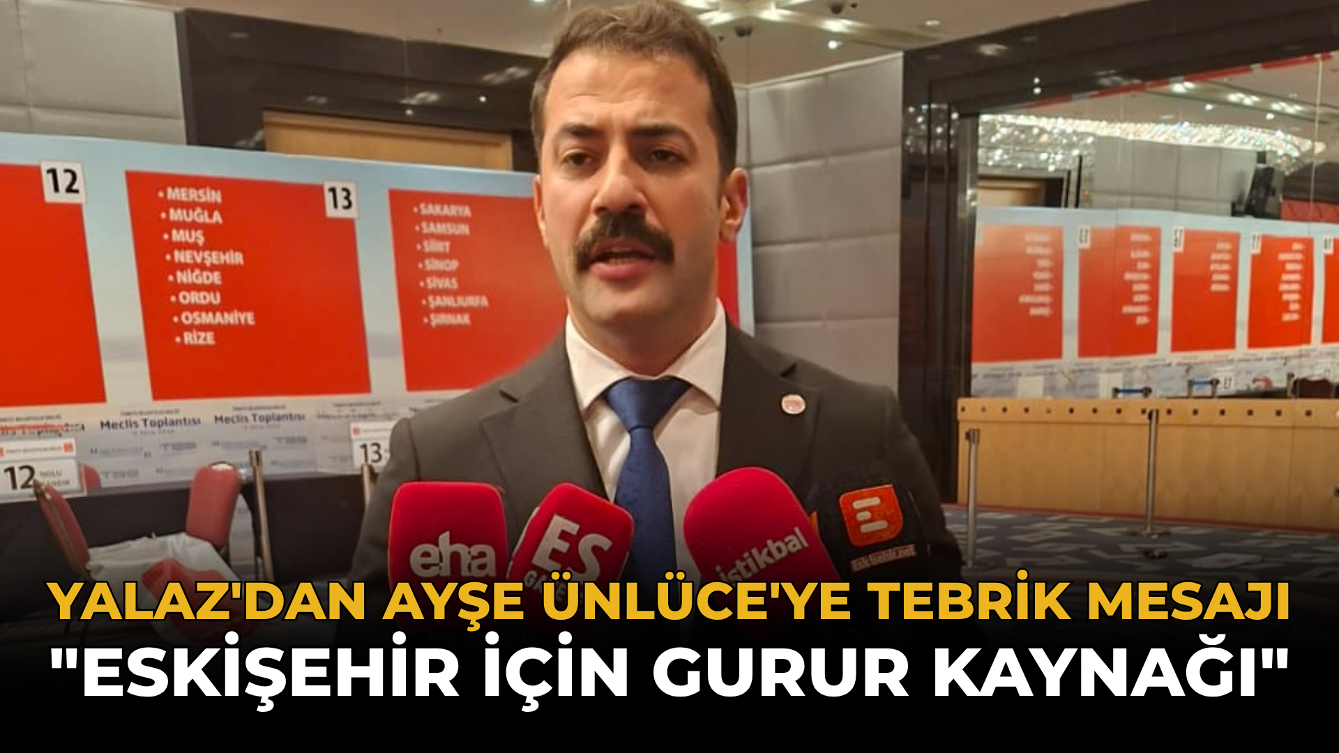 Yalaz'dan Ayşe Ünlüce'ye Tebrik Mesajı: "Eskişehir İçin Gurur Kaynağı"