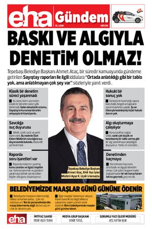 Baskı ve Algıyla Denetim Olmaz!
