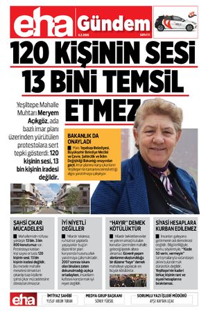120 Kişinin Sesi 13 Bini Temsil Etmez