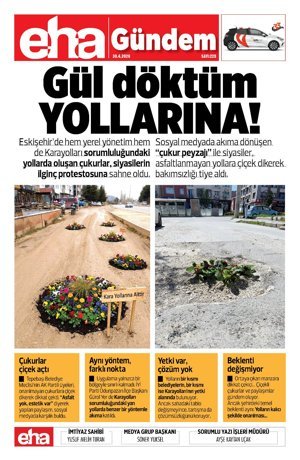 Gül döktüm YOLLARINA!