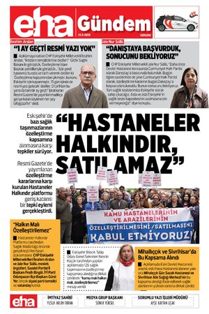 ''Hastaneler Halkındır, Satılamaz''