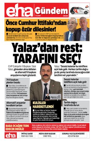 Yalaz'dan rest: TARAFINI SEÇ!
