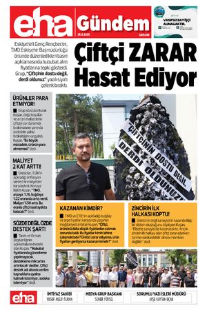 Çiftçi Zarar Hasat Ediyor