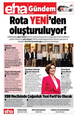 Rota YENİ’den Oluşturuluyor!