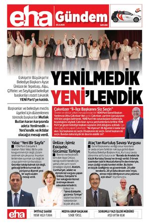 YENİLMEDİK – YENİ’LENDİK