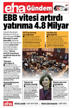 EBB Vitesi Artırdı Yatırıma 4.8 Milyar