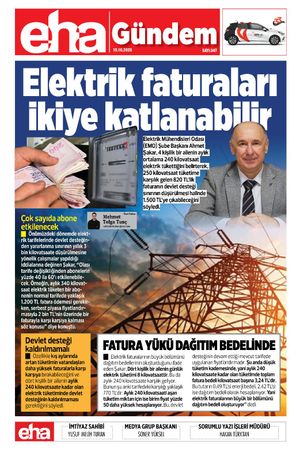 Elektrik Faturaları İkiye Katlanabilir